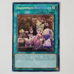 Dragonmaid Hospitality - RA03-EN068 - NM - Secret Rare - 1st ed - Yugioh - Image 1