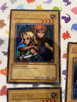 Yu-Gi-Oh! TCG Gemini Elf IOC-SE1 Limited Edition Ultra Rare Holo - Image 4