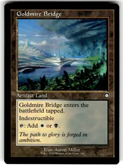 Goldmire Bridge (Retro Frame) Commander: the Brothers' War Regular MTG - Image 1