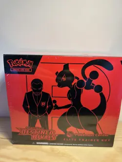 Pokemon TCG Destined Rivals Pokemon Center ETB Elite Trainer Box - slight tear - Image 1
