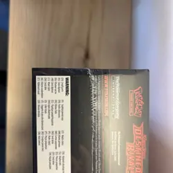 Pokemon TCG Destined Rivals Pokemon Center ETB Elite Trainer Box - slight tear - Image 3