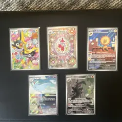 Pokemon Mega Evolution Ascended Heroes illustration rare lot x5 - Image 1