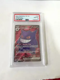 Pokemon Gengar EX Ultra Rare Holo 193/162 SV05 Temporal Forces PSA 10 - Image 1