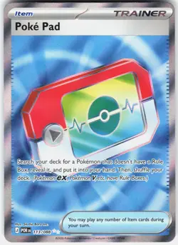 Pokemon Poke Pad 113/088 Ultra Rare Perfect Order Pokemon Near Mint - Image 1