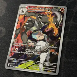 Team Rocket's Houndoom 191/182 Illustration Rare Destined Rivals Pokemon TCG - Image 2