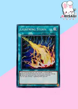 Yu-Gi-Oh! - Karte Blitzsturm Lightning Storm IGAS-EN067 Secret Rare TCG - Image 1
