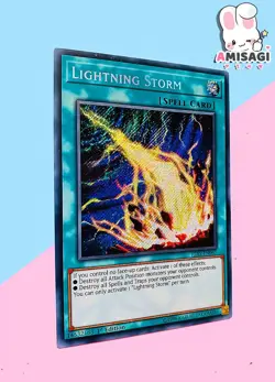 Yu-Gi-Oh! - Karte Blitzsturm Lightning Storm IGAS-EN067 Secret Rare TCG - Image 2