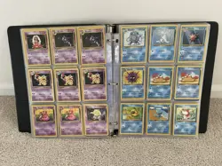 Pokemon Binder Collection Lot - 90s Era Pokemon - 22 Pages - Check Desc. - Image 1