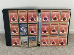 Pokemon Binder Collection Lot - 90s Era Pokemon - 22 Pages - Check Desc. - Image 3