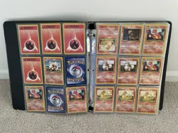 Pokemon Binder Collection Lot - 90s Era Pokemon - 22 Pages - Check Desc. - Image 4