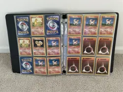 Pokemon Binder Collection Lot - 90s Era Pokemon - 22 Pages - Check Desc. - Image 5