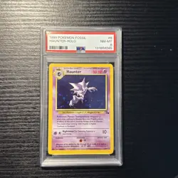 Haunter Holo Pokemon Fossil PSA 8 1999 #6 - Image 1