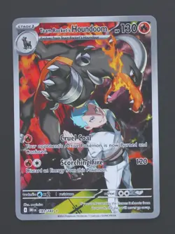Team Rocket's Houndoom 191/182 - Destined Rivals Pokemon TCG - NM - Image 1