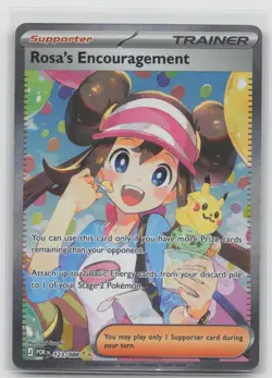 Rosa's Encouragement 123/088 Holo Perfect Order Pokemon NM - Image 1
