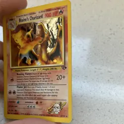 Blaine's Charizard 2/132 Gym Challenge Holo Unlimited English MP - Image 3