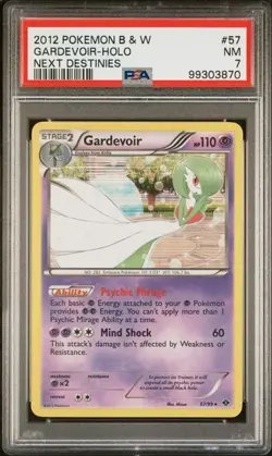 Pokemon - Gardevoir 57/99 Holo - 2012 B&W Next Destinies - PSA 7 - Image 3