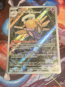 Pokemon TCG Mega Evolutions SHEDINJA Illustration Rare 144/132 Mint - Image 1