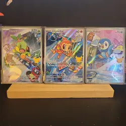 Pokemon TCG First Partner Illustration Collection Series 1 Gen 4 Sinnoh Starters - Image 1