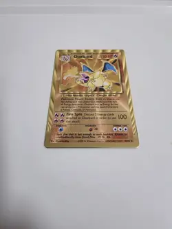 2021 POKEMON CELEBRATIONS GOLD CHARIZARD #4 ULTRA-PREMIUM COLL. NEW - Image 1