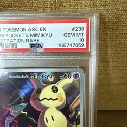 Pokemon Team Rocket's Mimikyu 238/217 Me: Ascended Heroes IR Holo EN PSA 10 - Image 3