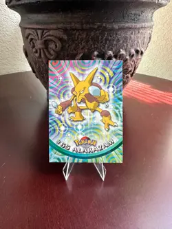 1999 Topps Pokemon TCG Alakazam #65 Blue Logo TV Animation Edition Series 1 - Image 1