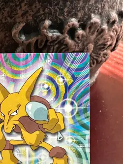 1999 Topps Pokemon TCG Alakazam #65 Blue Logo TV Animation Edition Series 1 - Image 3