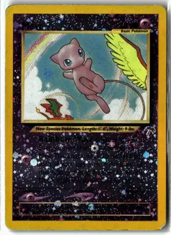 Mew ⭐ 1/18 Reverse Holo 🌀 Swirl 🌀 Southern Islands 2001 Pokemon MP - Image 1