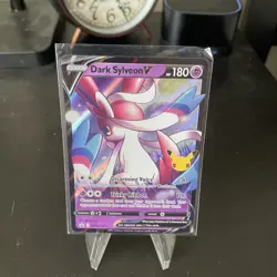 Pokemon Dark Sylveon V SWSH134 - Black Star Promo Celebrations 25th Anniversary - Image 1