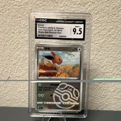 Pokemon Eevee 01/15 Gem Pack Vol.2 Reverse Holo CGC 9.5 Chinese 2025 70HP 20 - Image 1