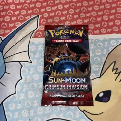 pokemon sun moon crimson invasion booster pack - Image 1