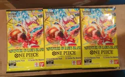 3x One Piece OP15-EB04 Adventure on Kami's Island Booster Packs - Image 1