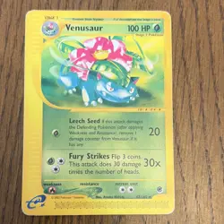 Pokemon Venusaur Expedition Base Set 067/165 Rare Regular 2002 Card - Image 1