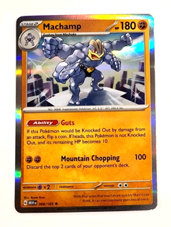 Machamp - 068/165 - Holo Rare - Scarlet & Violet 151 - Pokemon Card_3 - Image 1