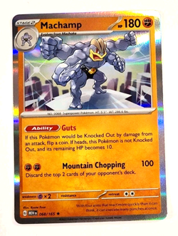 Machamp - 068/165 - Holo Rare - Scarlet & Violet 151 - Pokemon Card_2 - Image 1