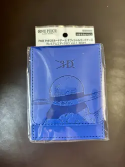 3D2Y Deck Box One Piece Card Game Premium Edition Vol.1 Blue - Image 1