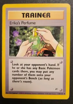 Erika's Perfume Vintage Pokemon Card Uncommon Gym Heroes 110/132 - Image 1