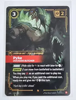Pyke Dockside Butcher 028/219 Riftbound Card Unleashed - Image 1