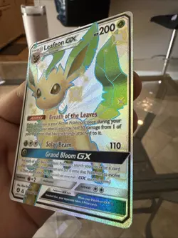 Pokemon TCG Leafeon GX Hidden Fates Shiny Vault Holo Card SV46/SV94 Nm/M - Image 3