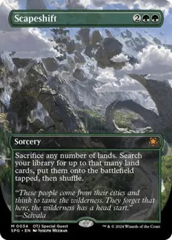 MTG English Scapeshift (Borderless) NM Foil Special Guests - Image 1