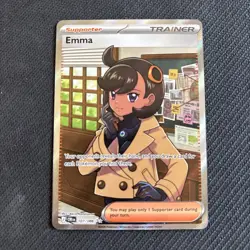 Pokemon TCG Chaos Rising Emma Ultra Rare Trainer Card 107/086 - Image 1