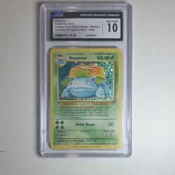 CGC 10 Venusaur 003/034 Holo Classic Collection 2023 Pokemon TCG Trading Card - Image 1