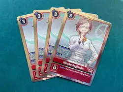 Hiroko Sagisaka BT24-083 Playset Time Stranger Digimon Card Game x4 - Image 1