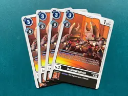 Kokuwamon BT25-062 Playset Dual Revolution Digimon Card Game x4 - Image 1