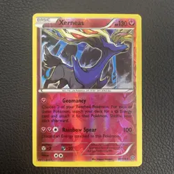 Xerneas 81/114 XY-Steam Siege Reverse Holo Card Near Mint Condition - Image 1