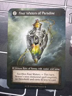 Four Waters Of Paradise NON Foil Sorcery Contested Realm Arthurian Legends ART - Image 1