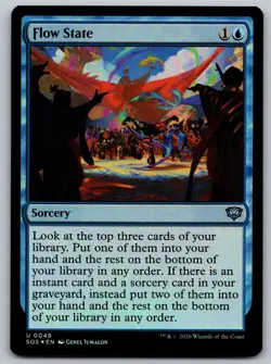 MTG Flow State Foil Secrets of Strixhaven SOS 0049 Sorcery NM - Image 1