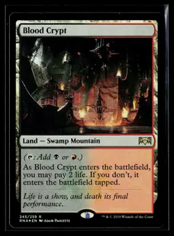 Blood Crypt #245 (NM) Ravnica Allegiance RNA Magic MTG NM FOIL - Image 1