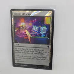 Vibrant Cityscape #82 Surge Foil - Teenage Mutant Ninja Turtles - TMNT MTG Mint - Image 1