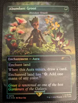 Abundant Groot - Abundant Growth (Rainbow FOIL) - Marvel Secret Lair SLD NM - Image 1