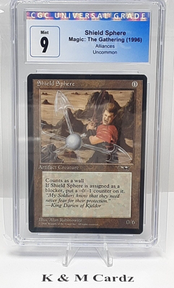 MTG - Alliances - Shield Sphere - Graded - CGC 9.0 - Vintage - Image 1